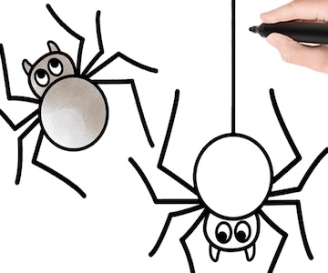 How to Draw a Spider